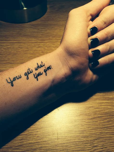 popular tattoo quotes|short inspirational quote tattoos.